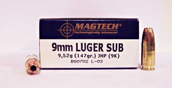 MAGTECH 9K 9MM 147JHPSUB 50 - Win Repeating Arms Promotion